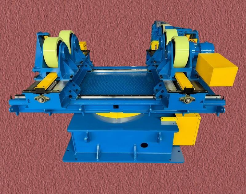 双回转可调式滚轮架